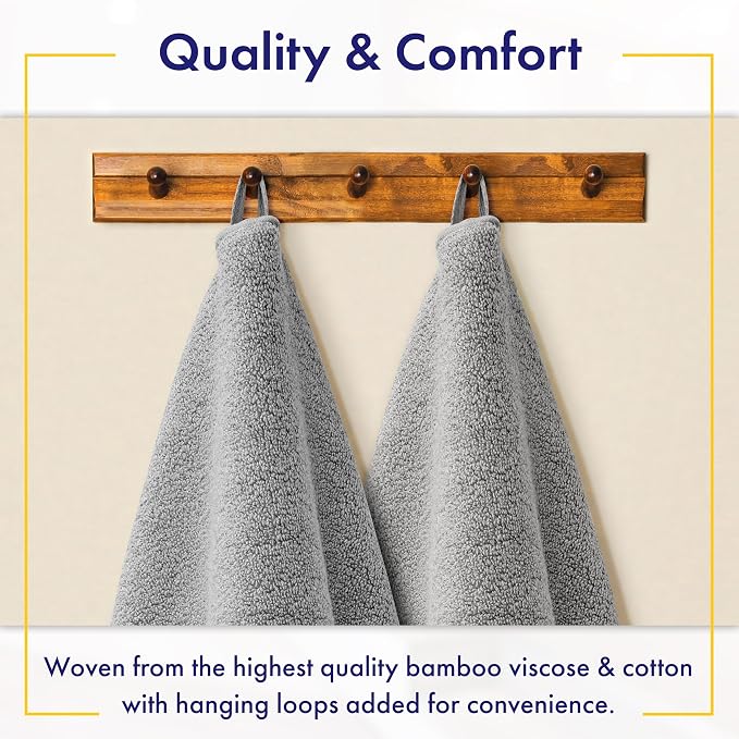Alusa Home Ultra Soft & Plush Viscose from Bamboo Bath Towels - Image 4
