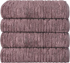 SKL Home CloudSoft Cotton Luxury 4 Pc Bath Towel Set by SKLHomebySaturdayKnightLtd