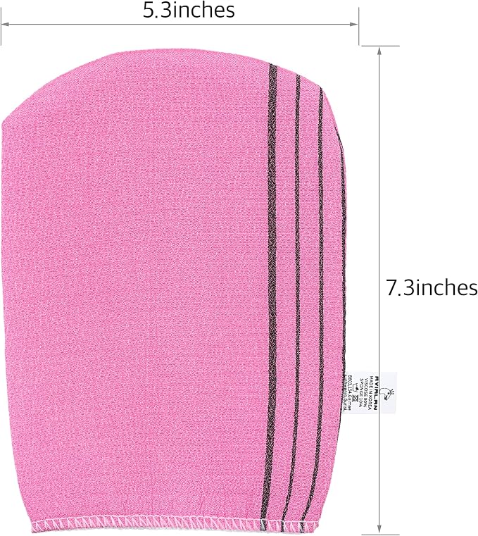 Exfoliating Glove loofah Korean Skin Care face Lip Body Scrub Body wash Dry - Image 7