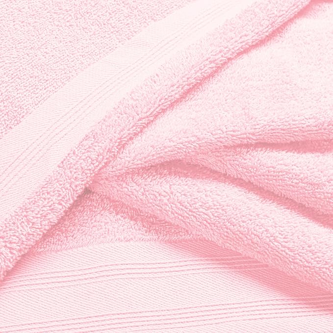 Ultra Soft 3 Pack Cotton Towel Set, Contains a Bath Towels 28x55 inch, a Hand - Image 2