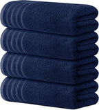 Avalon Towels Bath Towels Set of 4, Size 30 x 60 Inches, Highly Soft and by AvalonTowels