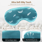 Sleep Mask Silk Eye Mask for Men Sleeping Mask, Adjustable Elastic Strap for - Image 4