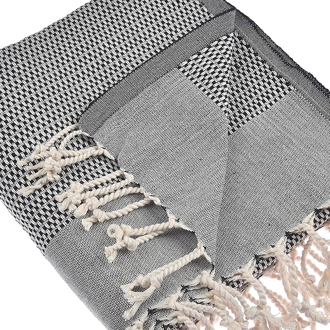Beach Towel | Cotton Beach Towels, Sand Free, Highly Absorbent, Quick Dry - Image 4
