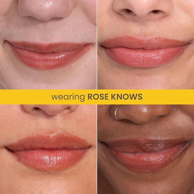 Burt’s Bees Tinted Boosted Balm, Rose Knows, Hydrating Tinted Lip Balm - Image 5