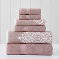 Modern Threads 6 Piece Reversible Yarn Dyed Jacquard Towel Set Artesia Damask by ModernThreads