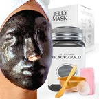 BRÜUN Jelly Mask Jar Black Gold Salicylic AC BHA Peel-Off Face Care Rubber Mask by BR%C3%9CUNBeauty