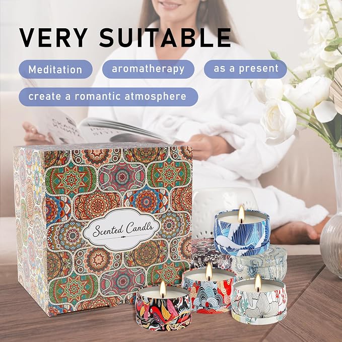 36 Pack Scented Candles Set for Home, Relaxing Stress Relief, Aromatherapy - Image 5