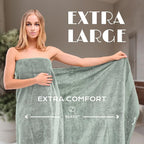 White Classic Luxury Soft Bath Sheet Towels - Image 4