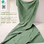 Cotton Paradise 100% Cotton 40x80 Oversized Bath Sheet, Extra Large Turkish - Image 3
