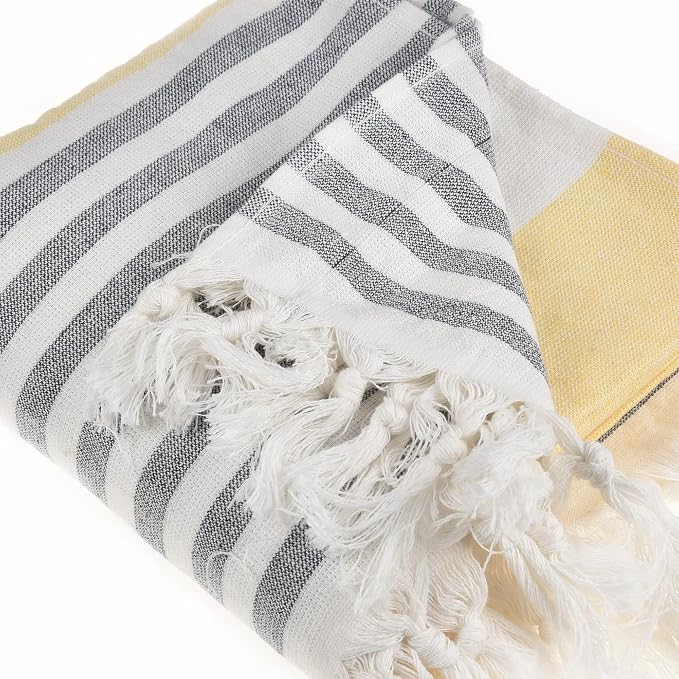 Beach Towel | Cotton Beach Towels, Sand Free, Highly Absorbent, Quick Dry - Image 4