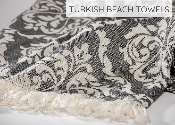 Premium Turkish Beach Towel – 35"x67" – 100% Cotton – Quick Dry Towel & Sand - Image 7