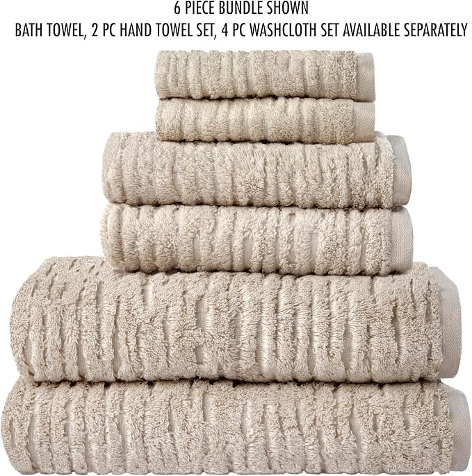SKL Home CloudSoft Cotton Luxury 4-Piece Washcloth Set - Image 7