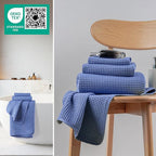 MICROFI New Microfiber Waffle Bath Towels, 3 Pieces, Fast Drying, Lint Free - Image 4