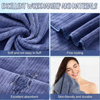 SmoothNovelty 16 Pack Microfiber Bath Towels Bulk 27'' x 60'' Oversized Size - Image 3
