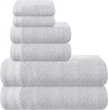 Ultra Soft 6 Pack Cotton Towel Set, Contains 2 Bath Towels 28x55 inch, 2 Hand by Unknown