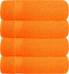BELZZI Home Ultra Soft 4 Pack Oversized Bath Towel Set 27x54, Cotton Compact by Unknown