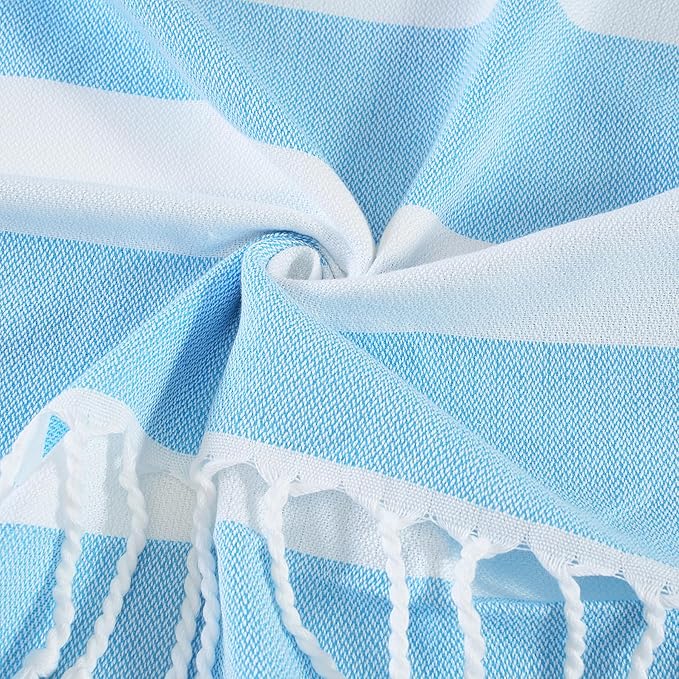 Genovega 6 Oversized Turkish Beach Bath Towel Set Bulk 74"x38" Extra Large Sand - Image 5