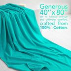 American Soft Linen 100% Cotton 600 GSM Turkish 40x80 Oversized Bath Towel Sheet - Image 2
