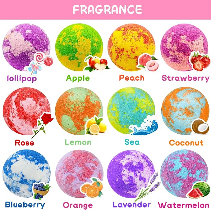 Unicorn Bath Bombs for Kids Girls - Image 2