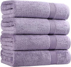 Superior Egyptian Cotton 4-Piece Bath Towel Set by SUPERIOR