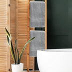 BOUTIQUO 100% Cotton 2 Pack Bath Towel Set 28x55, Eco-Friendly Large Bath Towels - Image 4