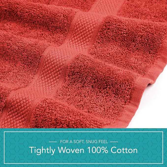 Pleasant Home Bath Towels Set of 6 100% Cotton, 515 GSM | Lightweight, Soft & - Image 6