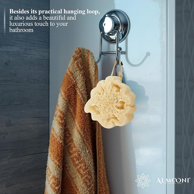 Almooni Mini Natural Loofah Sponge - Image 5