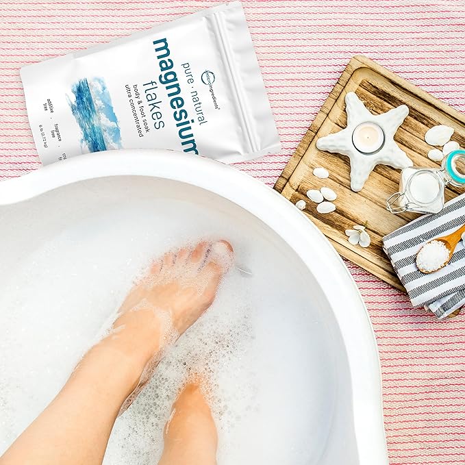 Micro Ingredients Magnesium Flakes, 6lbs | Great Alternative to Epsom Salt - Image 5