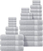 GLAMBURG Ultra Soft 24-Piece Towel Set by GLAMBURG