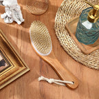 Gerrii 2 Pcs Dry Brushing Body Brush Natural Boar Bristle - Image 5