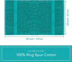 Pleasant Home Bath Towels Set of 6 100% Cotton, 515 GSM | Lightweight, Soft & - Image 8