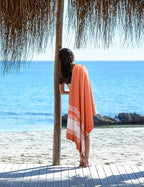 Goroly Home Cotton Turkish Peshtemal Beach Towel, Extra Large, Thin Quick Dry - Image 7