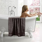 GLAMBURG 700 GSM Premium 2-Pack Oversized Extra Large Bath Sheet Set - Image 4
