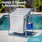 Coast Modern Pool Towel Rack – Choose Your Color - Image 3