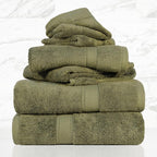 Superior Egyptian Cotton Pile 6 Piece Towel Set, Includes 2 Bath, 2 Hand - Image 2