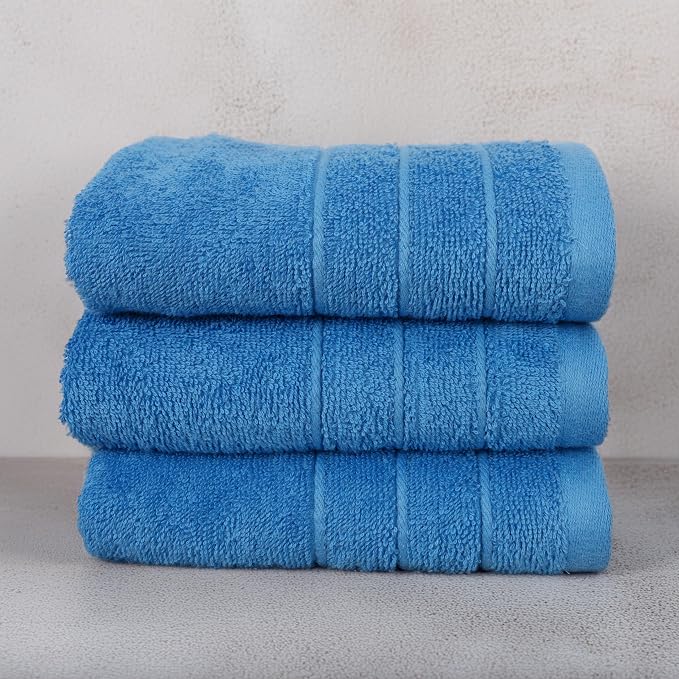 Tens Towels Pack of 6 Hand Towels, 100% Cotton, Lighter Weight, Quick to Dry - Image 2