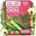 KVITER 125 Clemson Spineless 80 Okra Seeds by KVITER