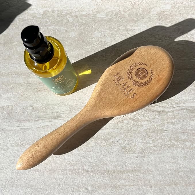 Premium Dry Brush for Lymphatic Drainage, Cellulite Reduction & Exfoliating - Image 7