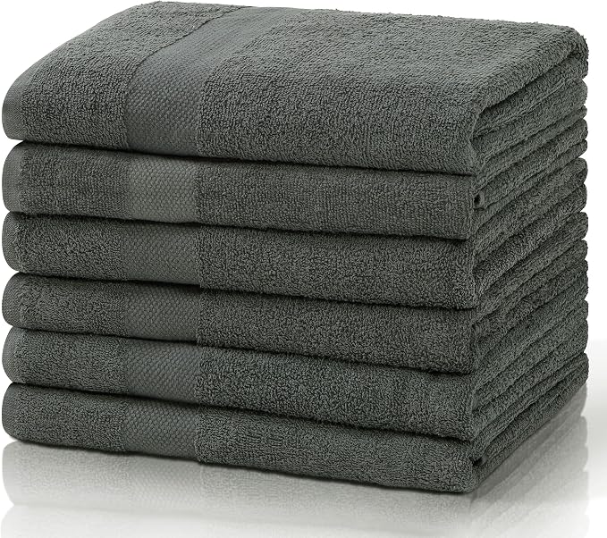 Simpli-Magic Cotton Bath Towels, 6 Pack - Image 2