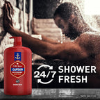 Old Spice Refreshing Body Wash for Men, 3X Defense, 24/7 Shower Fresh - Image 3