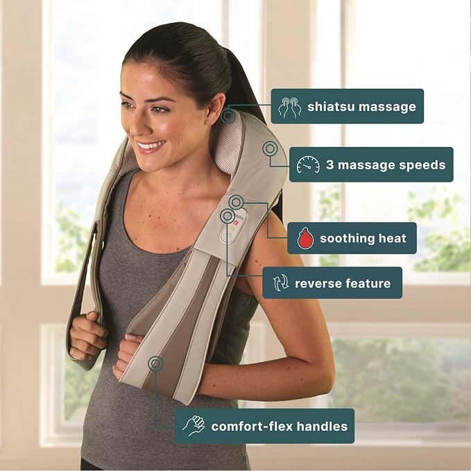 Homedics Shiatsu Deluxe Neck & Shoulder Massager - Image 3