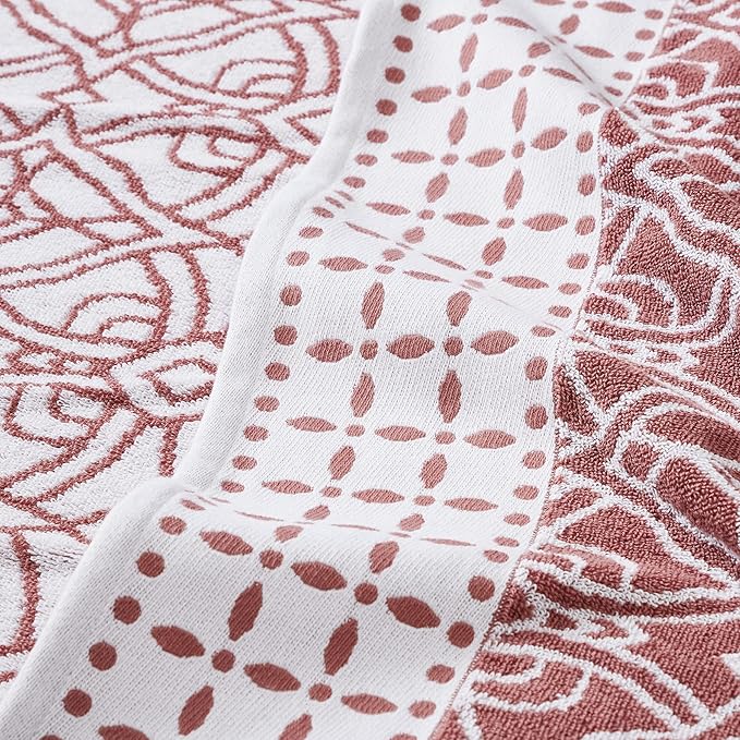 Modern Threads Monroe 6-Piece 100% Cotton Towel Set – Reversible Yarn Dyed - Image 3