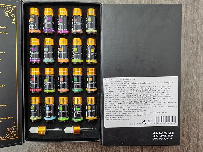 MAYJAM Tea Tree 20 Pcs Pure Essential Oil Gift Set, - Image 8