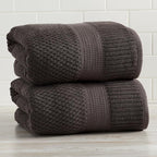 NY Loft 100% Cotton 2 Pack Bath Sheet Towel Set | Absorbent Quick-Dry Oversize - Image 2