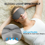 Sleep Eye Mask for Men Women, Sleeping Mask for Side Sleeper, Travel Blackout - Image 5