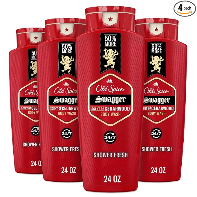 Old Spice Refreshing Body Wash for Men, 3X Defense, 24/7 Shower Fresh by OldSpice