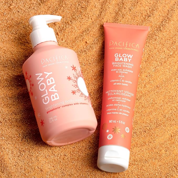 Pacifica Glow Baby Brightening Body Wash – Vitamin C & AHA Exfoliating Body Wash - Image 18