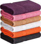 Towel and Linen Mart 100% Cotton 6 Pack Bath Towel Set, Quick Dry, Super by T+%26+L+Towel+and+Linen+Mart