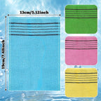 Korean Exfoliating Mitt 4PCS Exfoliating Gloves Body Scrubber Large Korean - Image 4