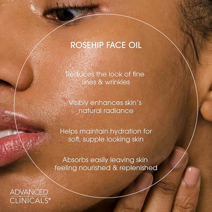 Advanced Clinicals Rosehip Oil For Face - Image 4